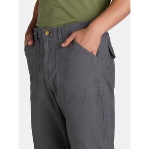 George Mens Utility Pants - Size 44 x 30 Straight Leg 5 Pockets Gray New w/Tags